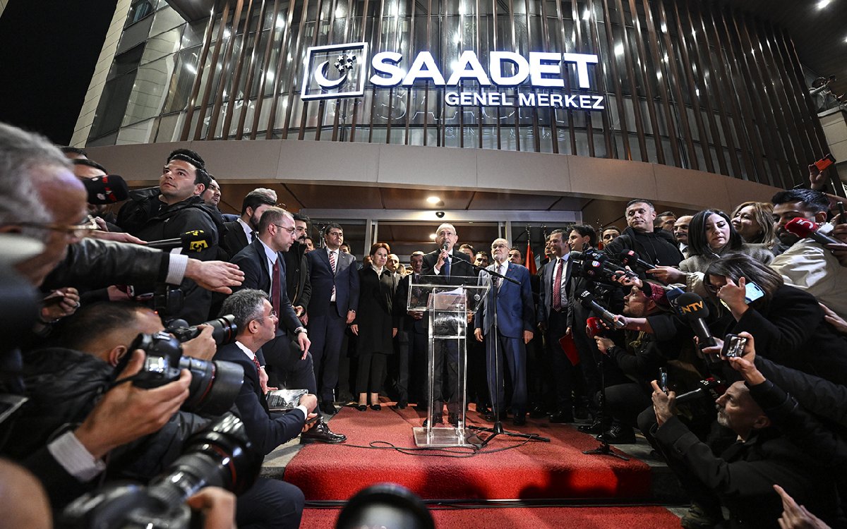 Millet ittifakının Cumhurbaşkanı  adayı Kemal Kılıçdaroğlu